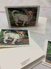 Load image into Gallery viewer, Pet Dog, Jack Russell Terrier Greeting Card, "Rufus"