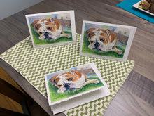 Load image into Gallery viewer, Pet Dog, Bulldog Greeting Card, "Sadie"