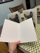 Load image into Gallery viewer, Pet Dog, French Bulldog Greeting Card, "Mischief"