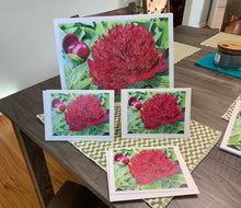 Load image into Gallery viewer, Red Peony Greeting Card, "Christy's Peony"