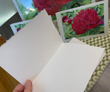 Load image into Gallery viewer, Red Peony Greeting Card, "Christy's Peony"