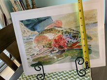 Load image into Gallery viewer, Rainbow Trout, "Swimming Rainbow" Print