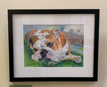 Load image into Gallery viewer, Pet Dog, Bulldog Painting, "Dog Days" - Original