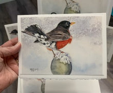 Load image into Gallery viewer, American Robin Greeting Card