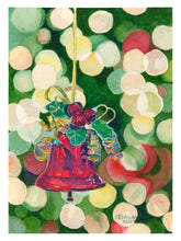 Load image into Gallery viewer, Christmas - Bell Ornament Original Painting - "Twinkle"