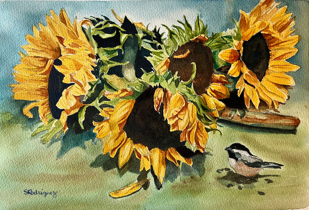 Sunflower Painting, 