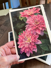 Load image into Gallery viewer, Dahlia Greeting Card, &quot;Dazzling Dahlias&quot;

