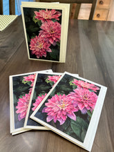 Load image into Gallery viewer, Dahlia Greeting Card, &quot;Dazzling Dahlias&quot;
