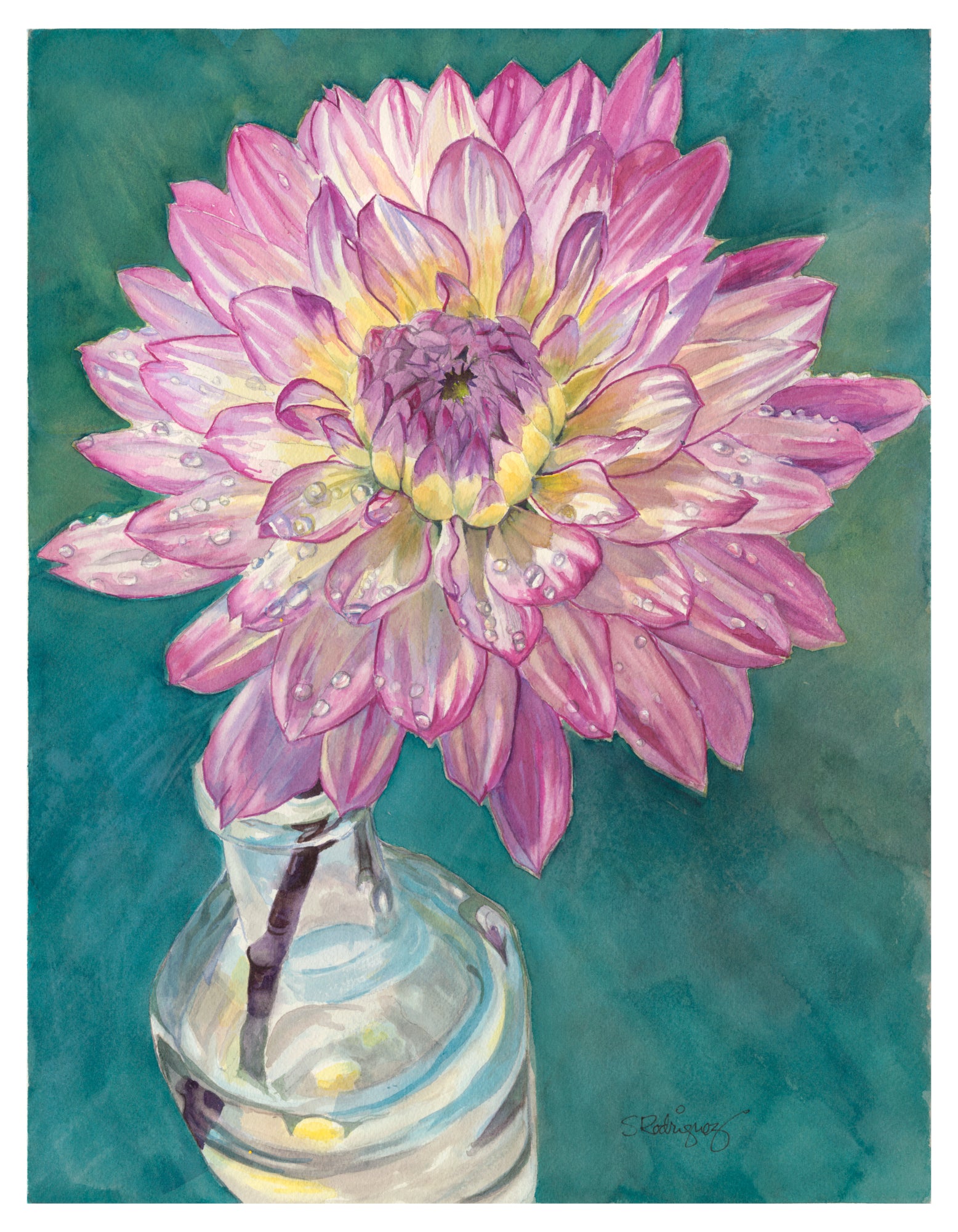 Dahlia Painting, 