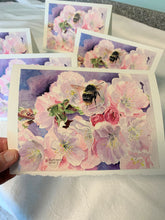 Load image into Gallery viewer, Bumble Bee Greeting Card, &quot;And the Bees...&quot;
