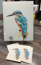 Load image into Gallery viewer, Kingfisher Greeting Card, &quot;Hypervigilance&quot;
