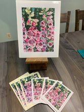 Load image into Gallery viewer, Foxglove Print, &quot;Healing for the Heart&quot;
