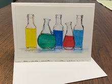 Load image into Gallery viewer, Colored Bottles Greeting Card, &quot;Rainbow Apothecary&quot;
