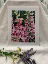 Load image into Gallery viewer, Foxglove Print, &quot;Healing for the Heart&quot;
