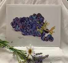 Load image into Gallery viewer, Grapes Print, &quot;Crisp and Sweet&quot;
