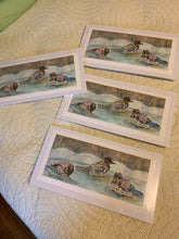 Load image into Gallery viewer, Baby Bluebirds Bathing Print, &quot;Fledgling Birdbath&quot;

