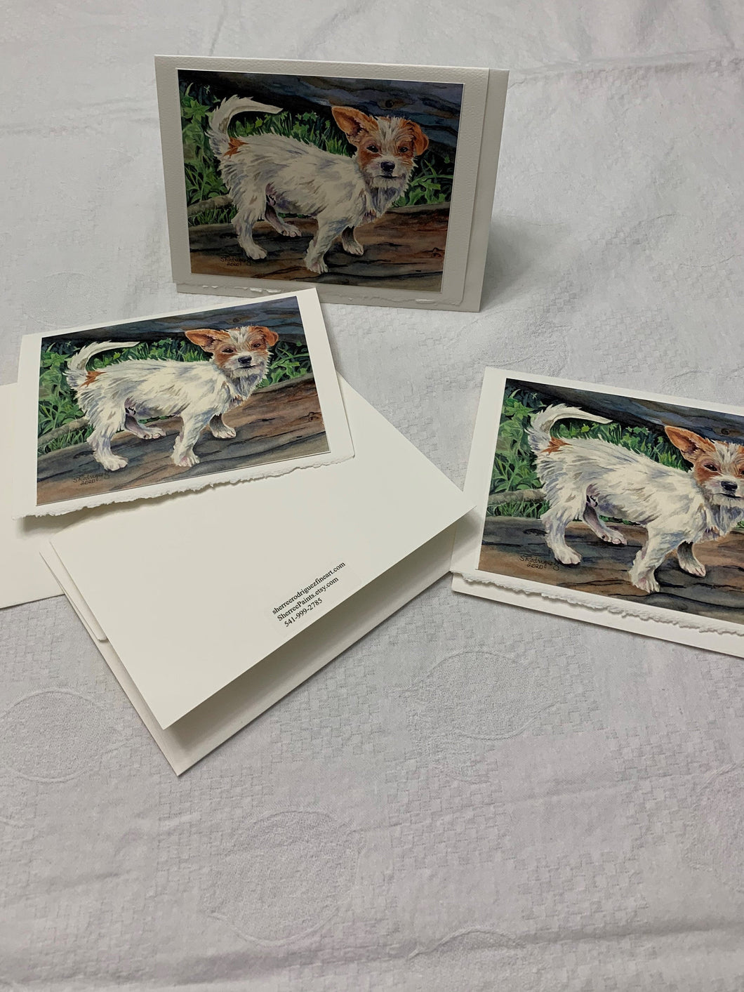 Pet Dog, Jack Russell Terrier Greeting Card, 