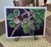 Load image into Gallery viewer, Faith, Hope, Love: Junco in Brambles Print, &quot;Faith&quot;
