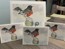 Load image into Gallery viewer, American Robin Greeting Card
