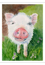 Load image into Gallery viewer, Piglet Greeting Card, &quot;Loretta&quot;
