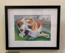 Load image into Gallery viewer, Pet Dog, Bulldog Painting, &quot;Dog Days&quot; - Original
